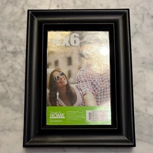 Photo Frame 4x6 black rectangle house to home wall hanging kick stand picture
